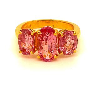 Tajikistan Spinel 6.75ct Solid 22K Gold Ring